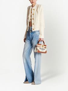 Balmain B-Buzz tas met handgreep - Bruin