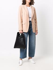 MM6 Maison Margiela Japanese leren shopper - Zwart