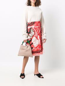 Marni Venice leren shopper - Beige
