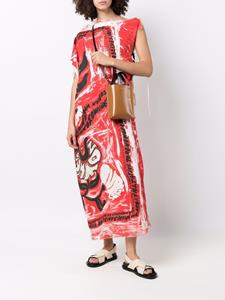 Marni Leren shopper - Bruin