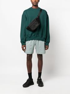STYLAND patch-detail zip-up belt bag - Zwart