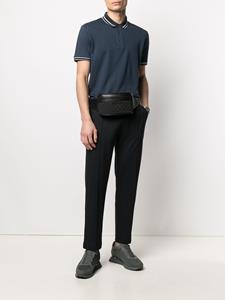Emporio Armani Heuptas met monogram - Zwart