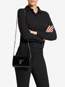 Giuseppe Zanotti Cleopatra glanzende clutch - Zwart
