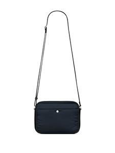 Saint Laurent Schoudertas met logoprint - Blauw