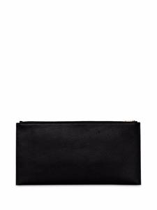 Yu Mei Adrian leren clutch - Zwart