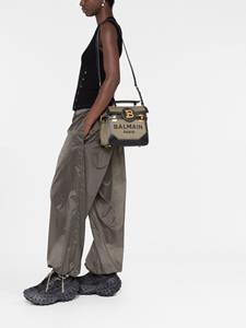 Balmain B-Buzz canvas shopper - Groen