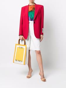 Casablanca Shopper met logoprint - Geel