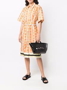 Marni Tropicalia kleine shopper - Zwart