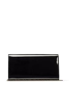 Jimmy Choo Emmie clutch van lakleer - Zwart