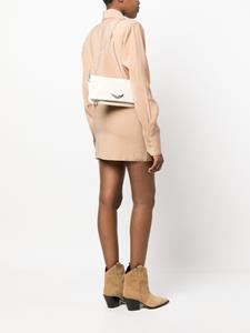 Zadig&Voltaire Rock Swing Your Wings clutch - Wit