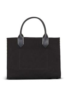 Balmain Shopper met monogramprint - Zwart