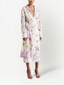 Off-White Burrow leren schoudertas - Roze