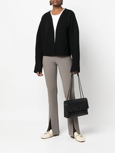 Tory Burch Schoudertas met logoplakkaat - Zwart