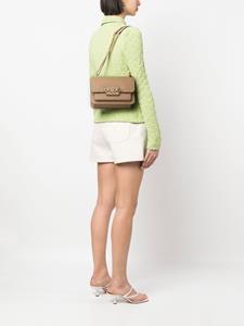 Michael Michael Kors Heather leren schoudertas - Bruin