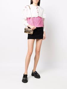 SANDRO Clutch met metallic afwerking - Goud