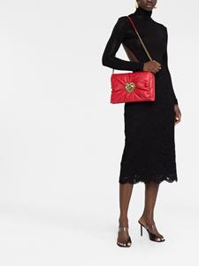 Dolce & Gabbana Schoudertas met logoplakkaat - Rood