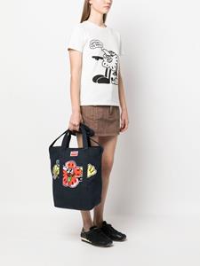 Kenzo Shopper met logopatch - Blauw