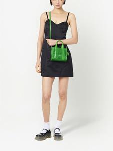 Marc Jacobs The Shiny Crinkle crossbody shopper - Groen