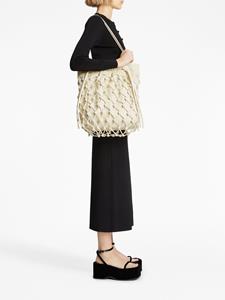 Proenza Schouler Macrame Drawstring shopper - Wit