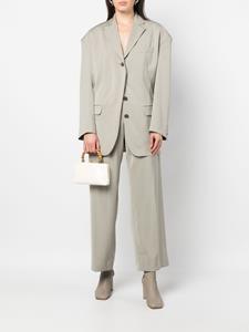 Jil Sander Shopper met bamboe handgreep - Beige