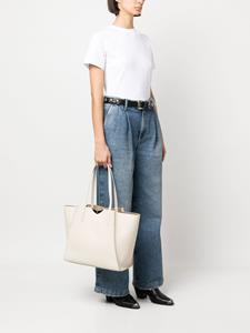 Zadig&Voltaire Shopper met logoplakkaat - Wit