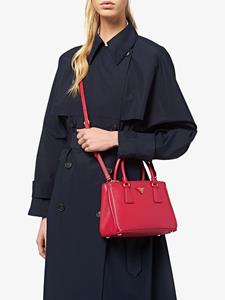 Prada Monochrome tas van Saffiano leer - Rood
