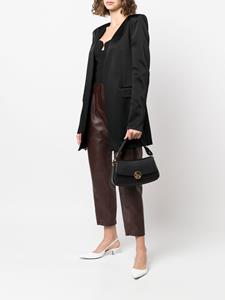 Stella McCartney Schoudertas met logogesp - Zwart