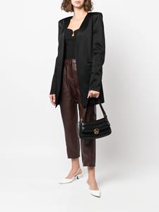 Stella McCartney S-Wave gewatteerde schoudertas - Zwart