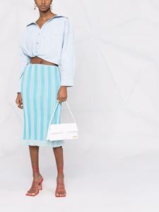 Jacquemus Shopper met logoplakkaat - Wit