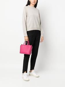 Fabiana Filippi Leren shopper - Roze