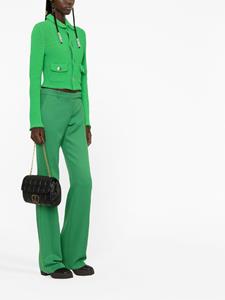 Moschino Double Smile gevoerde tas - Zwart