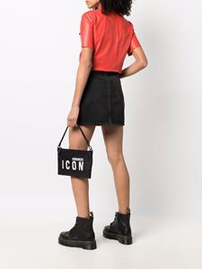 Dsquared2 Shopper met logoprint - Zwart