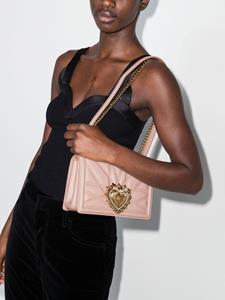 Dolce & Gabbana Devotion lakleren schoudertas - Roze