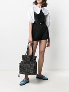10 CORSO COMO Leren bucket-schoudertas - Zwart