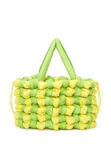 JW Anderson Geknoopte bucket-tas - Groen