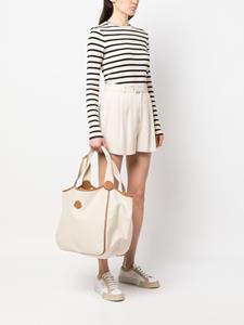 Moncler Nalani canvas shopper - Beige