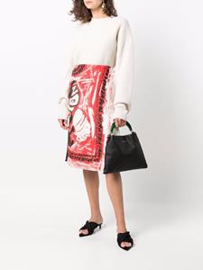 Marni Venice leren shopper - Zwart