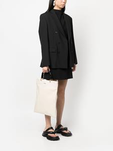 Jil Sander Shopper met krokodillenleer-effect - Beige