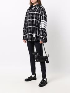 Thom Browne Hector leren schoudertas - Zwart
