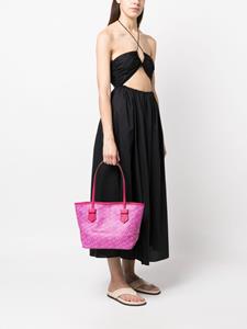 Moreau Saint Tropez leren shopper - Roze