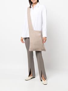 JOSEPH Ryan ribgebreide shopper - Beige