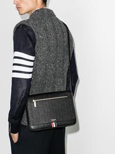 Thom Browne Draagtas met logostempel - Zwart