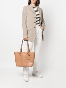 DKNY Marykate leren shopper - Beige