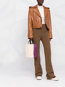 Marni Museo shopper met colourblocking - Beige