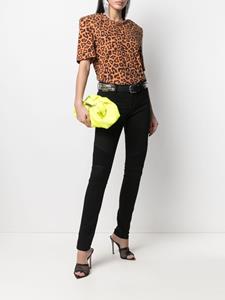 Philipp Plein Pillow verfraaide clutch - Geel