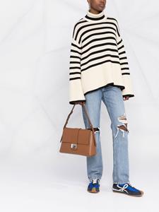 Furla Charlie leren shopper - Bruin
