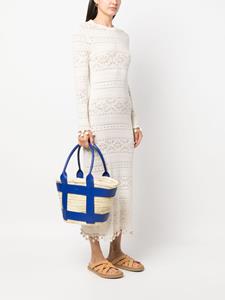 DeMellier The Santorini raffia shopper - Beige