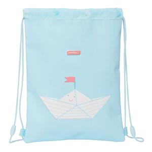 Rucksacktasche Mit Bändern Safta Ship Blau (26 X 34 X 1 Cm)