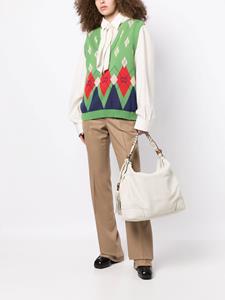 Gucci Shopper met bamboe detail - Wit