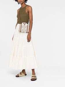 Chloé Woody linnen shopper - Beige